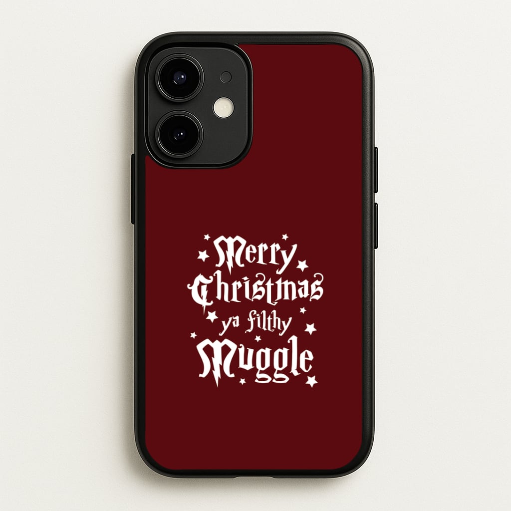Merry Christmas You Filthy Muggle iPhone 12 / 12 Pro Case