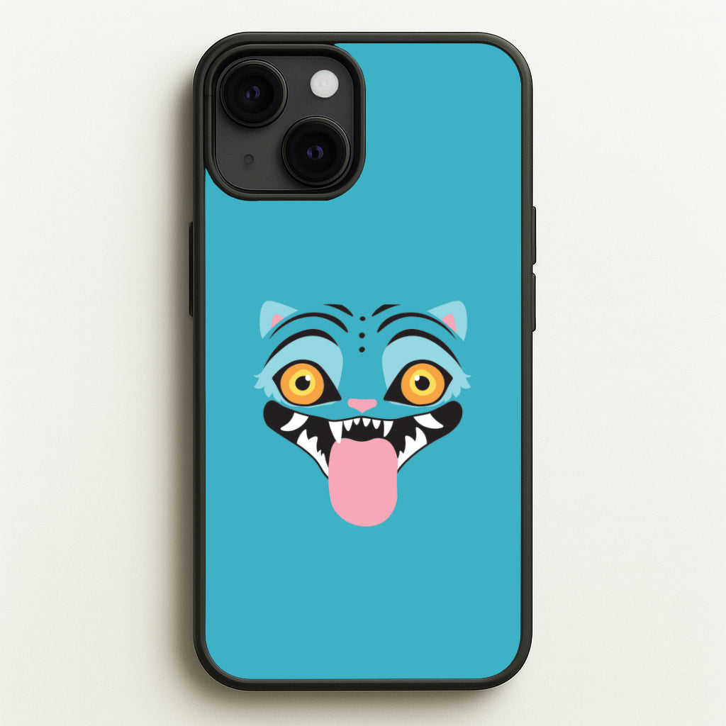 Demon Cat Face iPhone 13 Mini Case