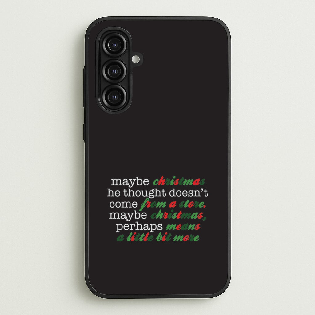 Green Creature Quote Galaxy A16 Case