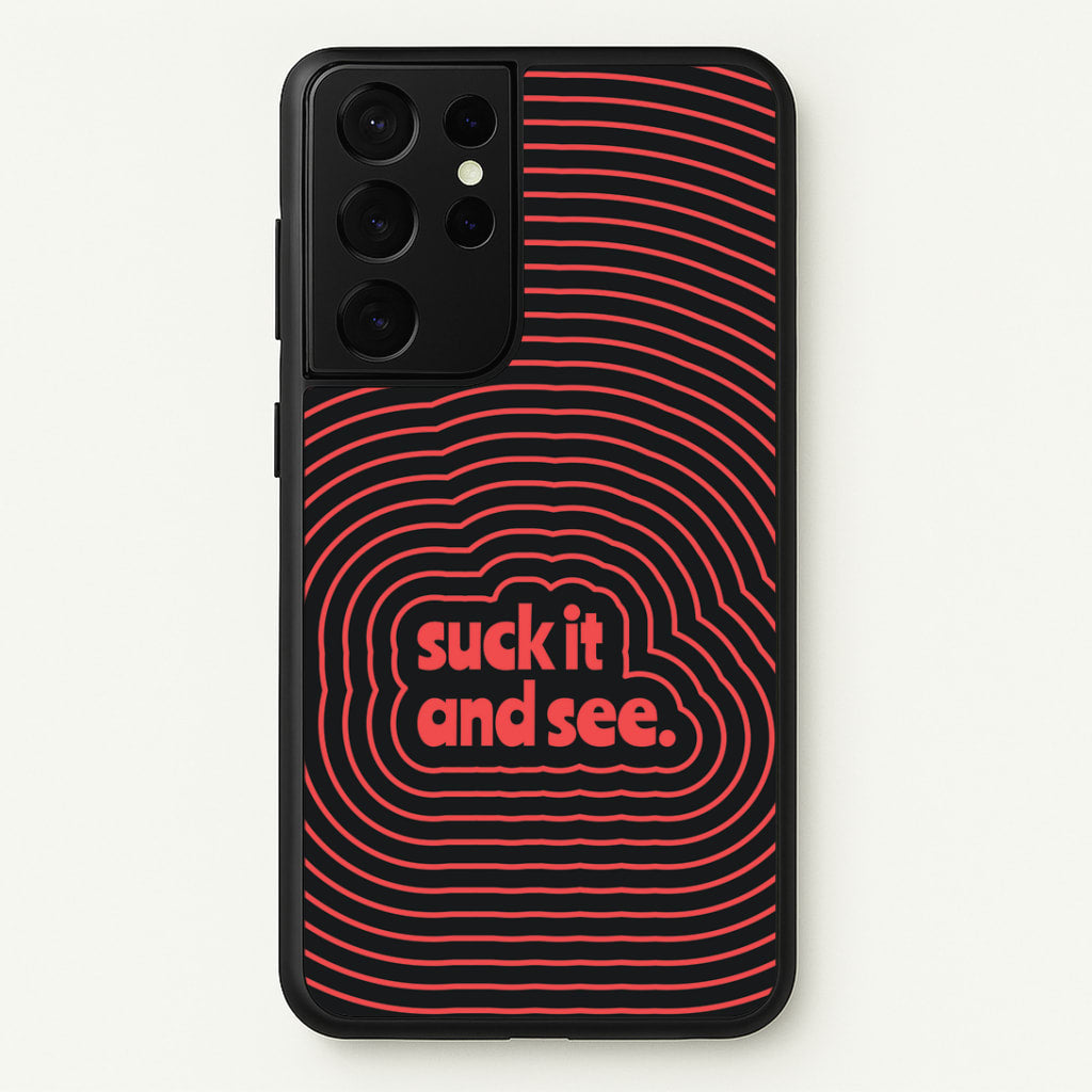 Suck It And See Psychedelic Galaxy S21 Ultra Case
