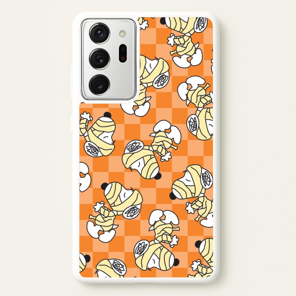 Mummy Cartoon Beagle Pattern Galaxy Note 20 Ultra Case