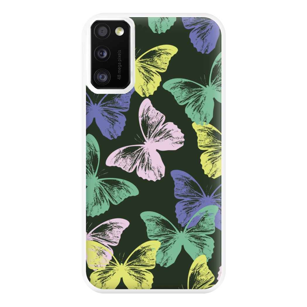 Colourful Butterfly Stamps Pattern Galaxy A41 Case