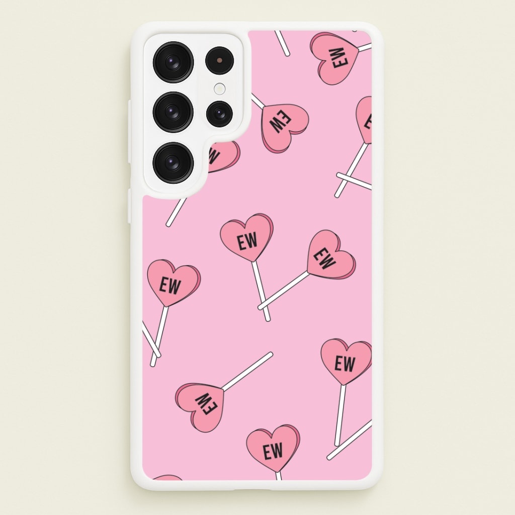 Ew Love Heart Lolipops Pattern Galaxy S23 Ultra Case