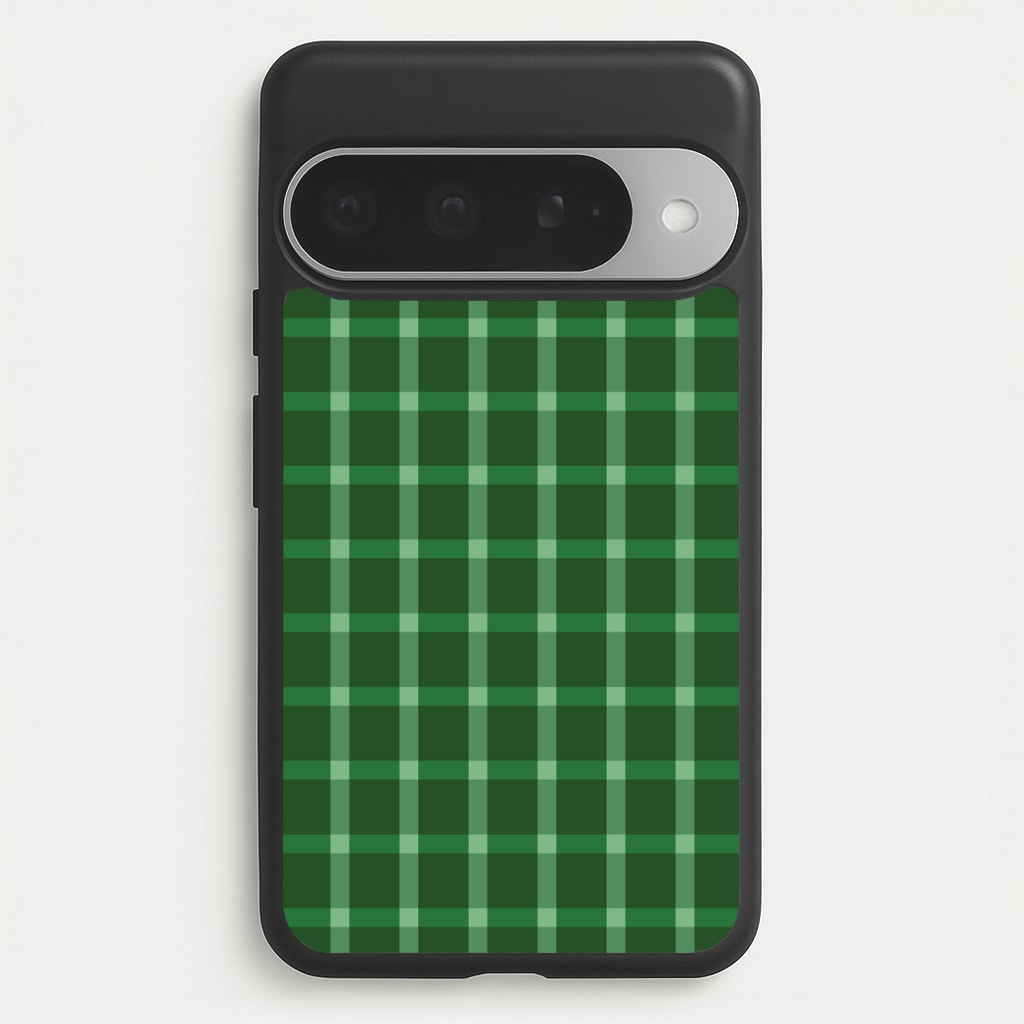 Dark Green Tartan Christmas Pattern Google Pixel 10 Pro XL Case