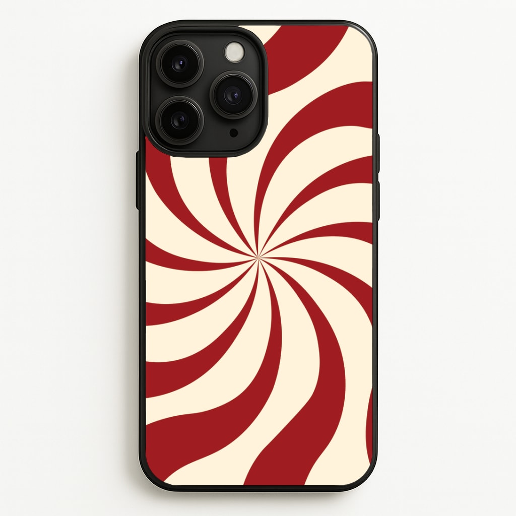 Peppermint Swirl Pattern iPhone 11 Pro Max Case