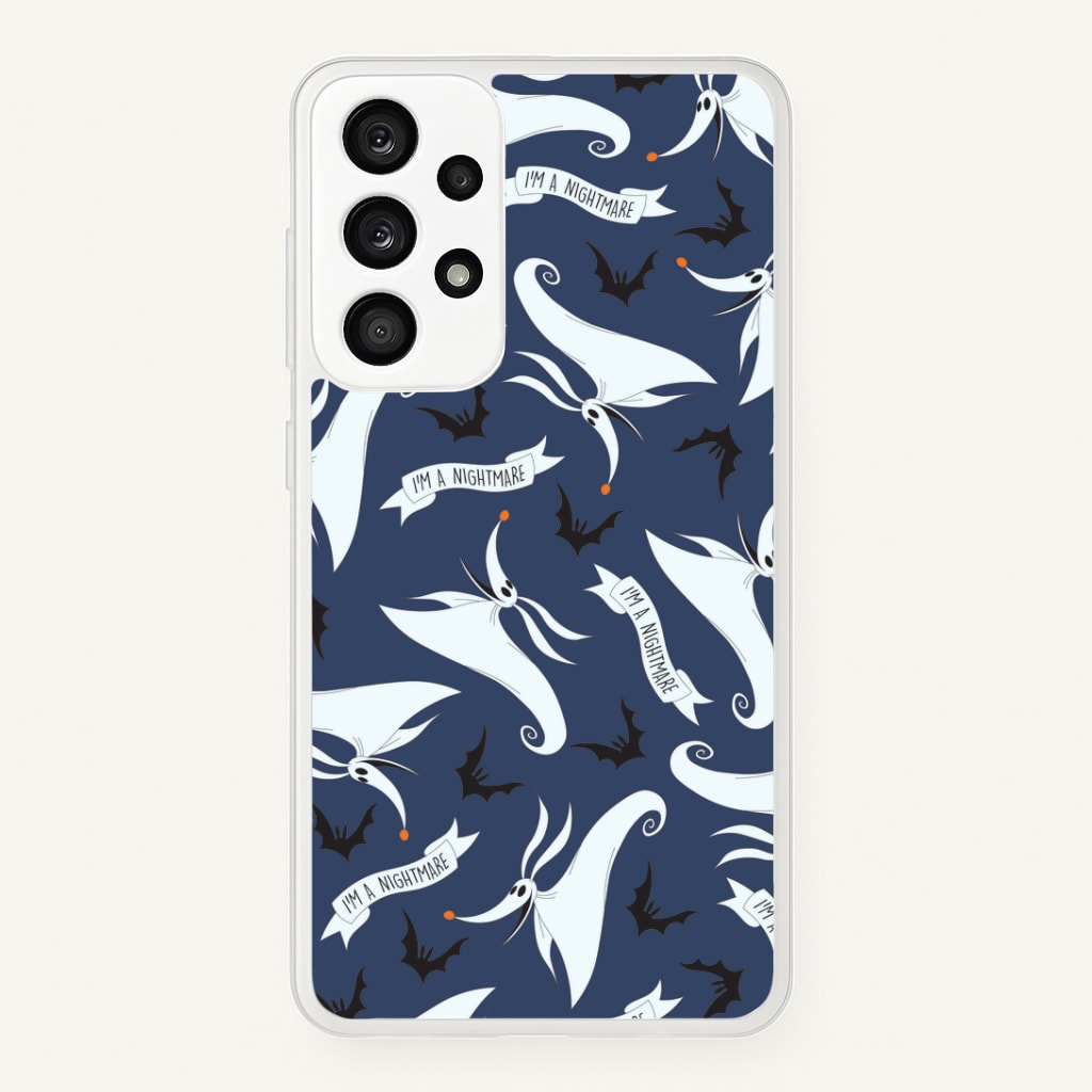 Skeleton Dog And Bats Pattern Galaxy A53 Case