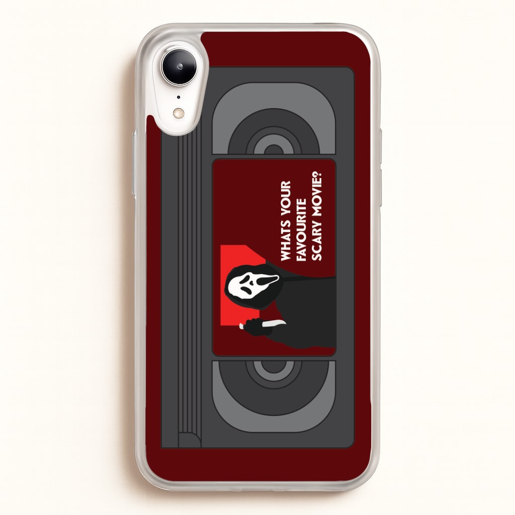 Horror Movie 7 VHS Tape iPhone XR Case