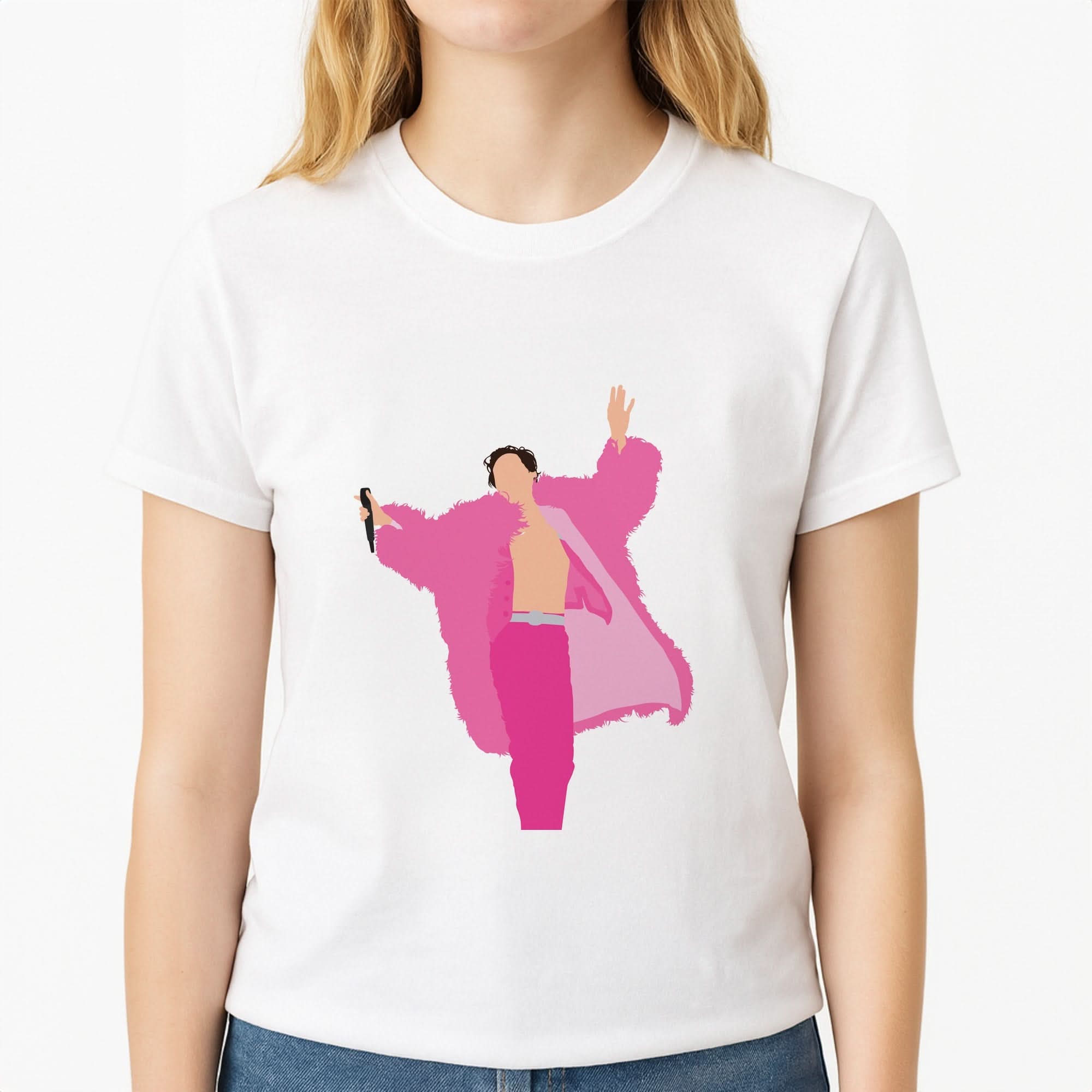 Harry Pink Coat Womens T-Shirt