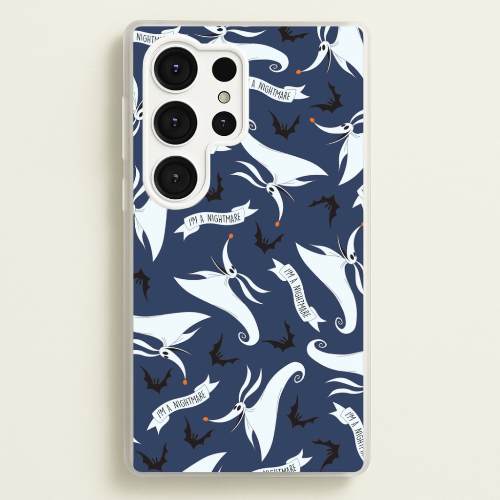 Skeleton Dog And Bats Pattern Galaxy S25 Ultra Case