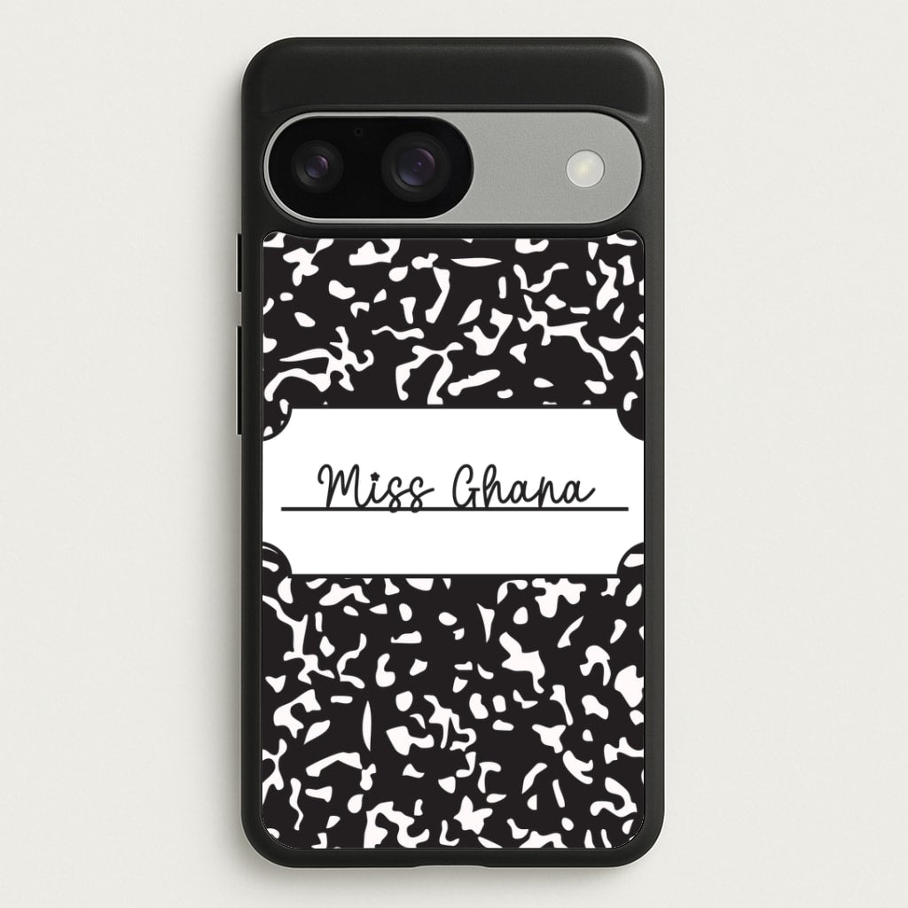 Personalised School Notebook Google Pixel 9 / 9 Pro Case