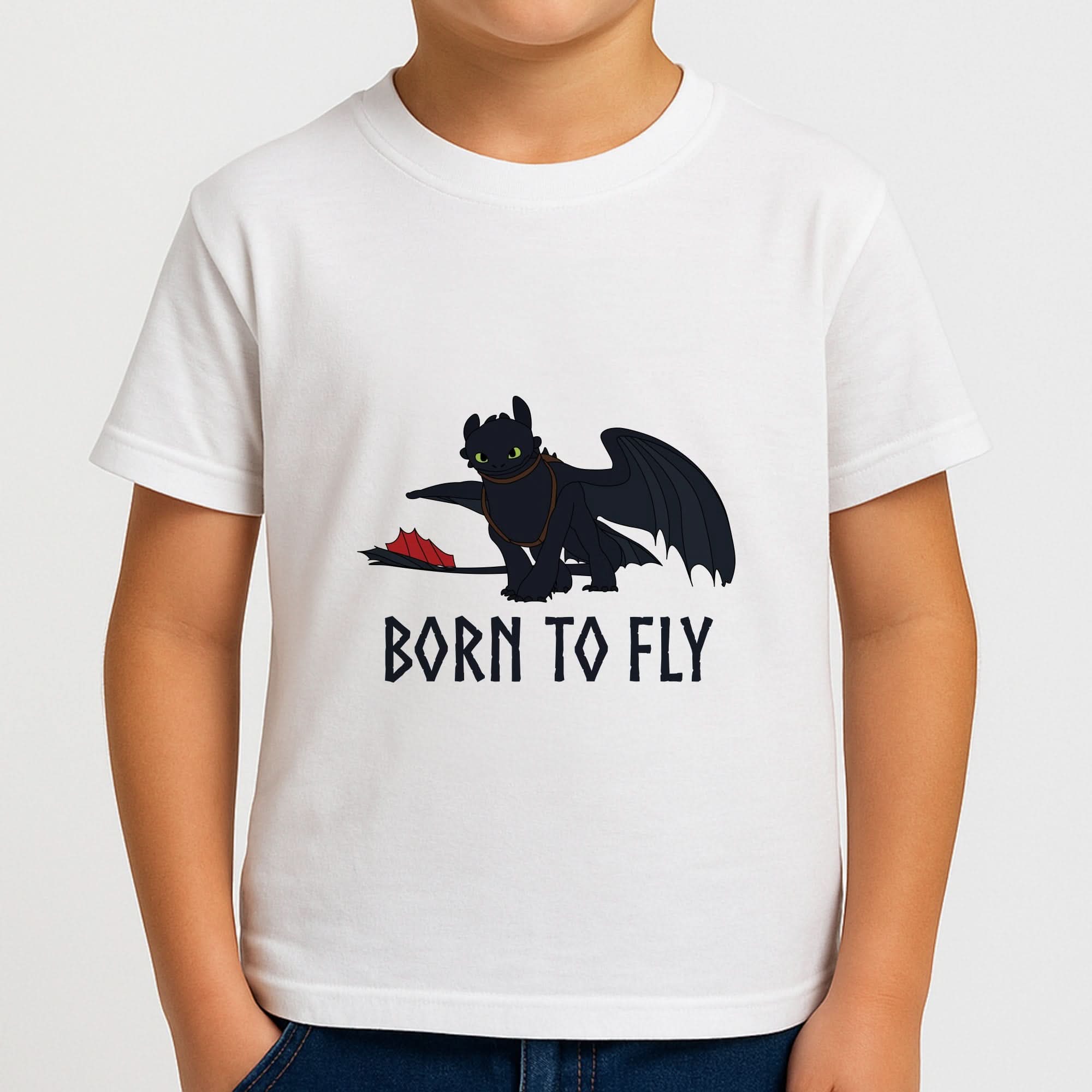 Dragon Born To Fly Boys T-Shirt