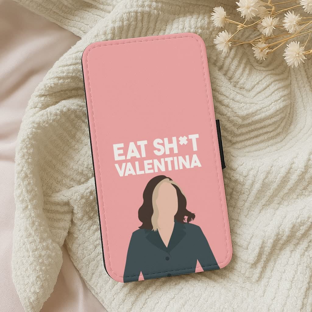 Eat Sh*t Valentina Leather Phone Case