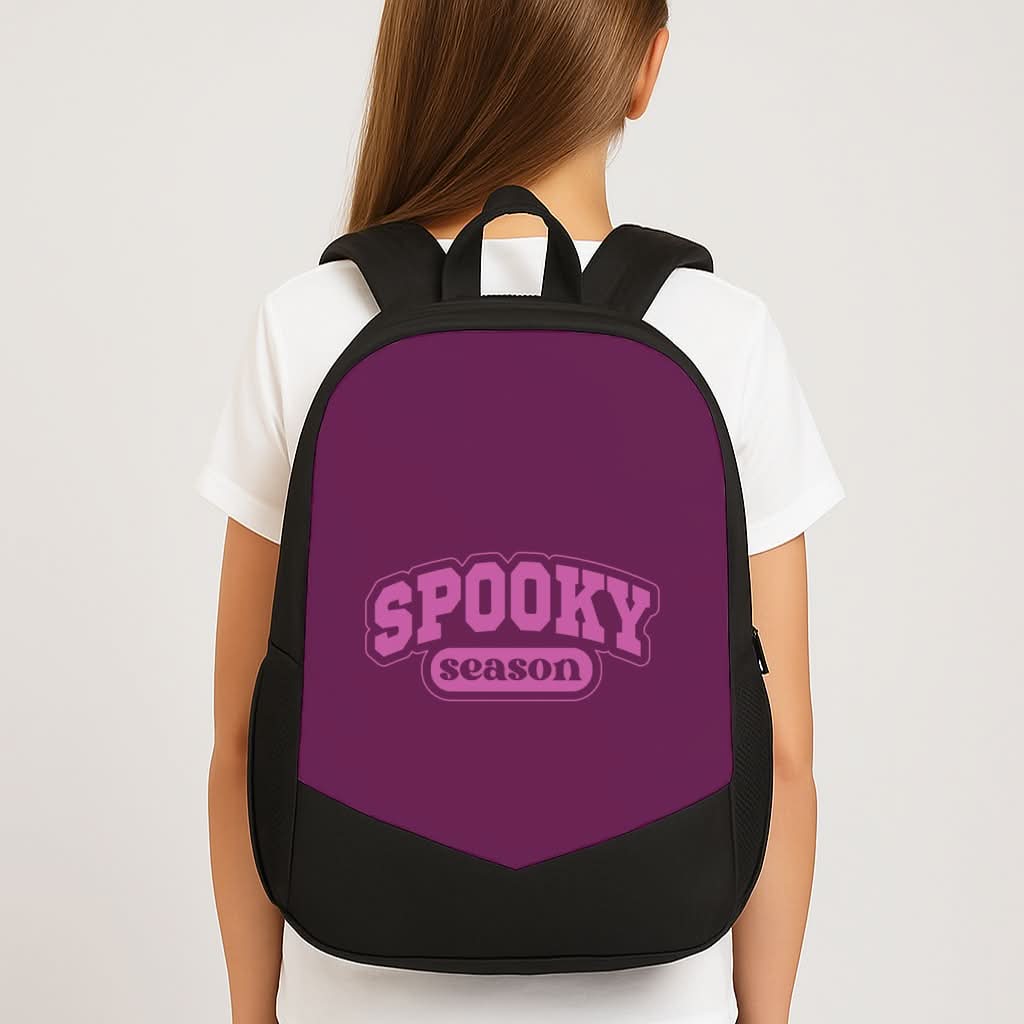 Spooky Season Varsity School Bag