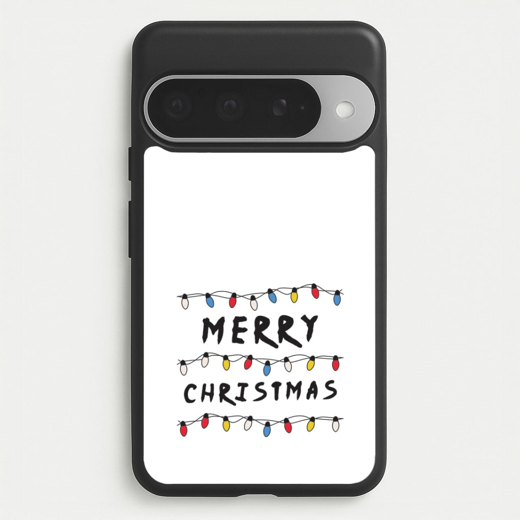 Merry Christmas String Lights Google Pixel 10 Pro XL Case