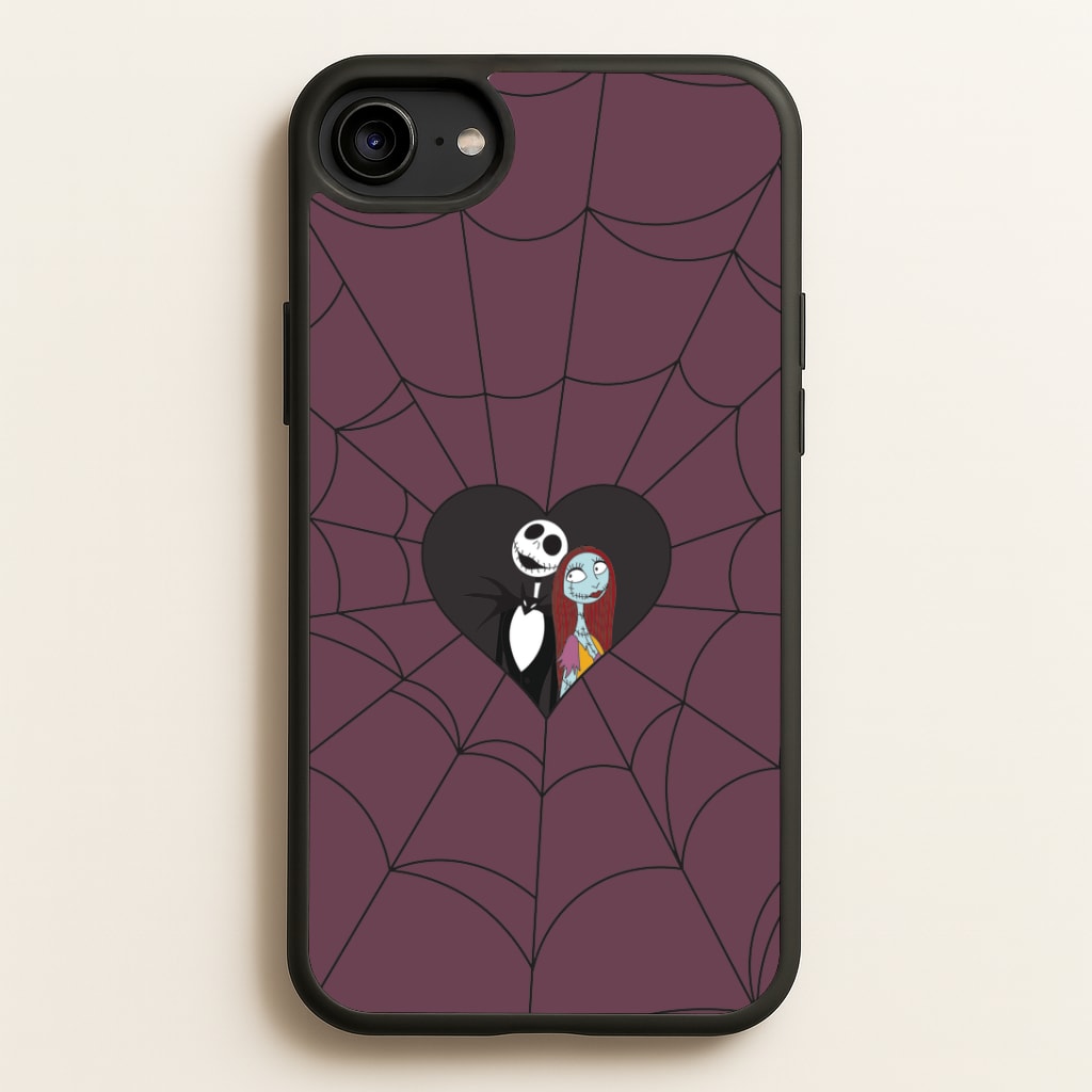 J And S Cobweb Heart iPhone 6 / 7 / 8 / SE Case
