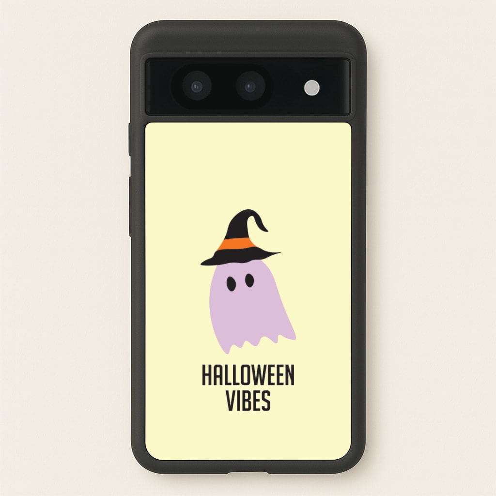 Purple Ghost Halloween Vibes Google Pixel 8a Case