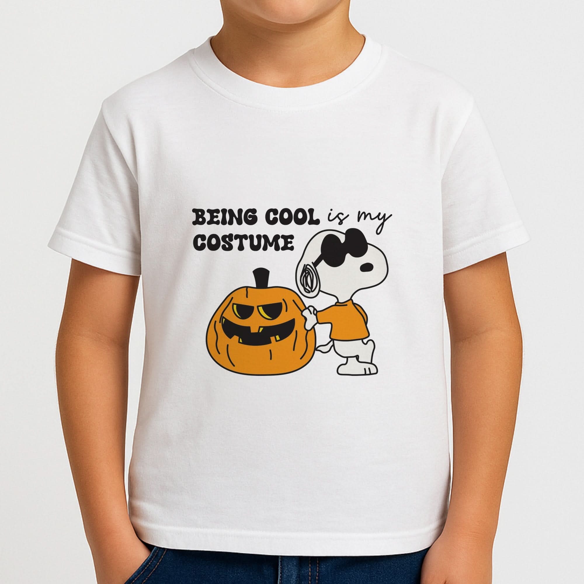 Being Cool Is My Costume Boys T-Shirt