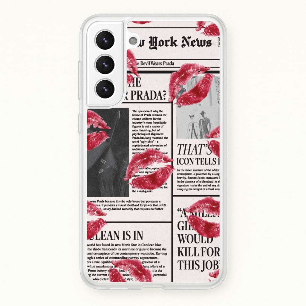 Headline Kisses Galaxy S22 Plus Case