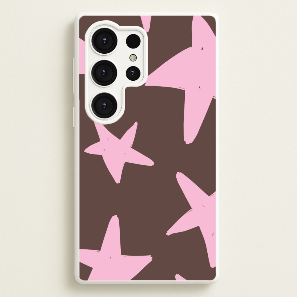 Chocolate & Strawberry Stars Galaxy S25 Ultra Case