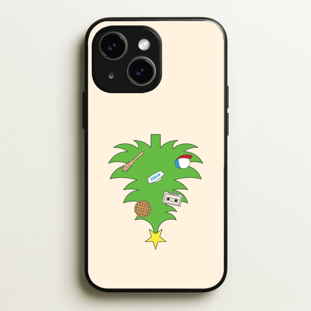 Upside Down Christmas Tree iPhone 15 Plus Case