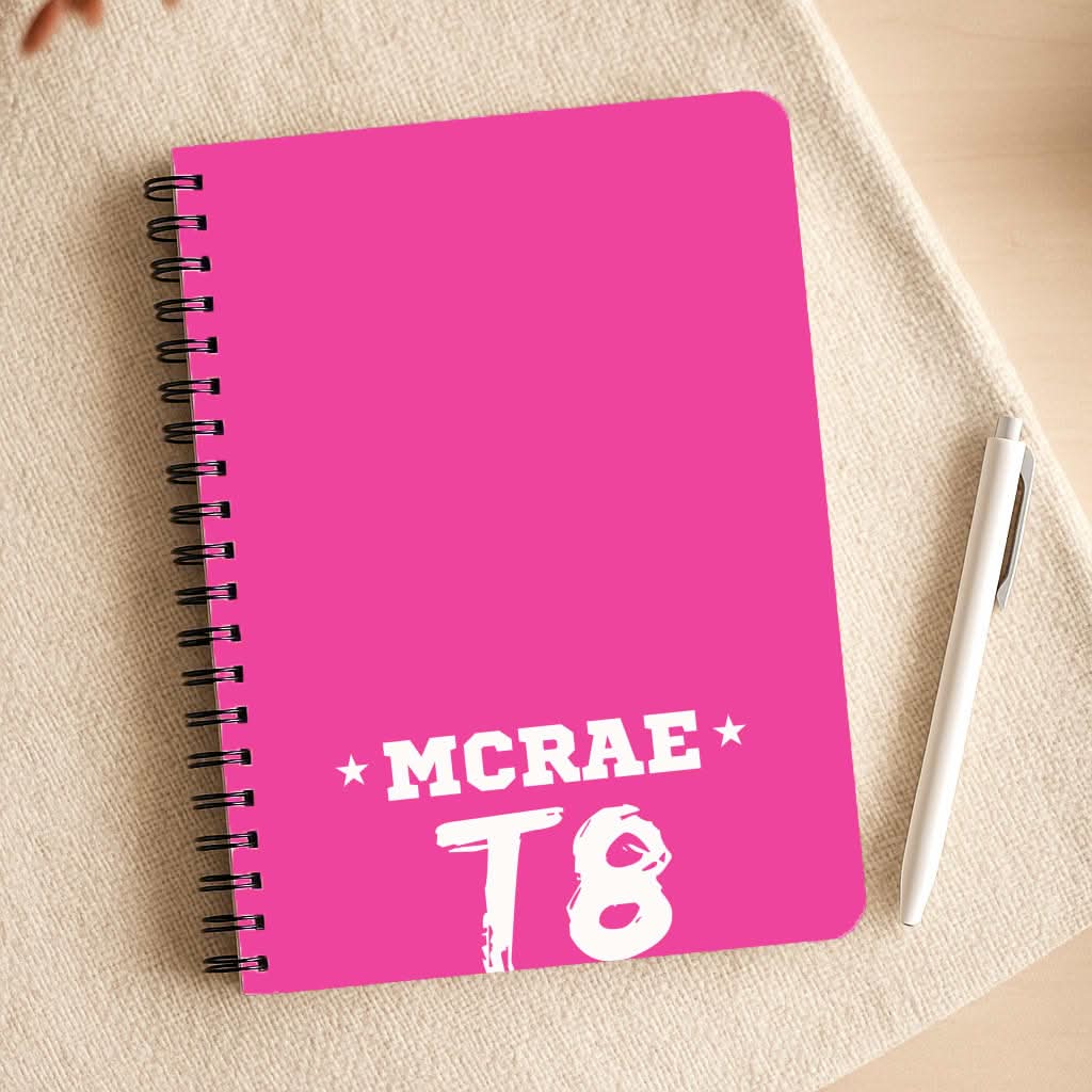Pink T8 Sports Notepad