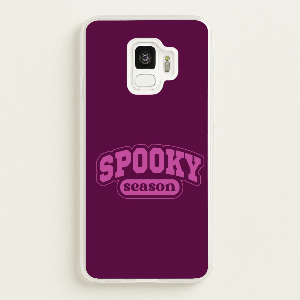 Spooky Season Varsity Galaxy S9 Case