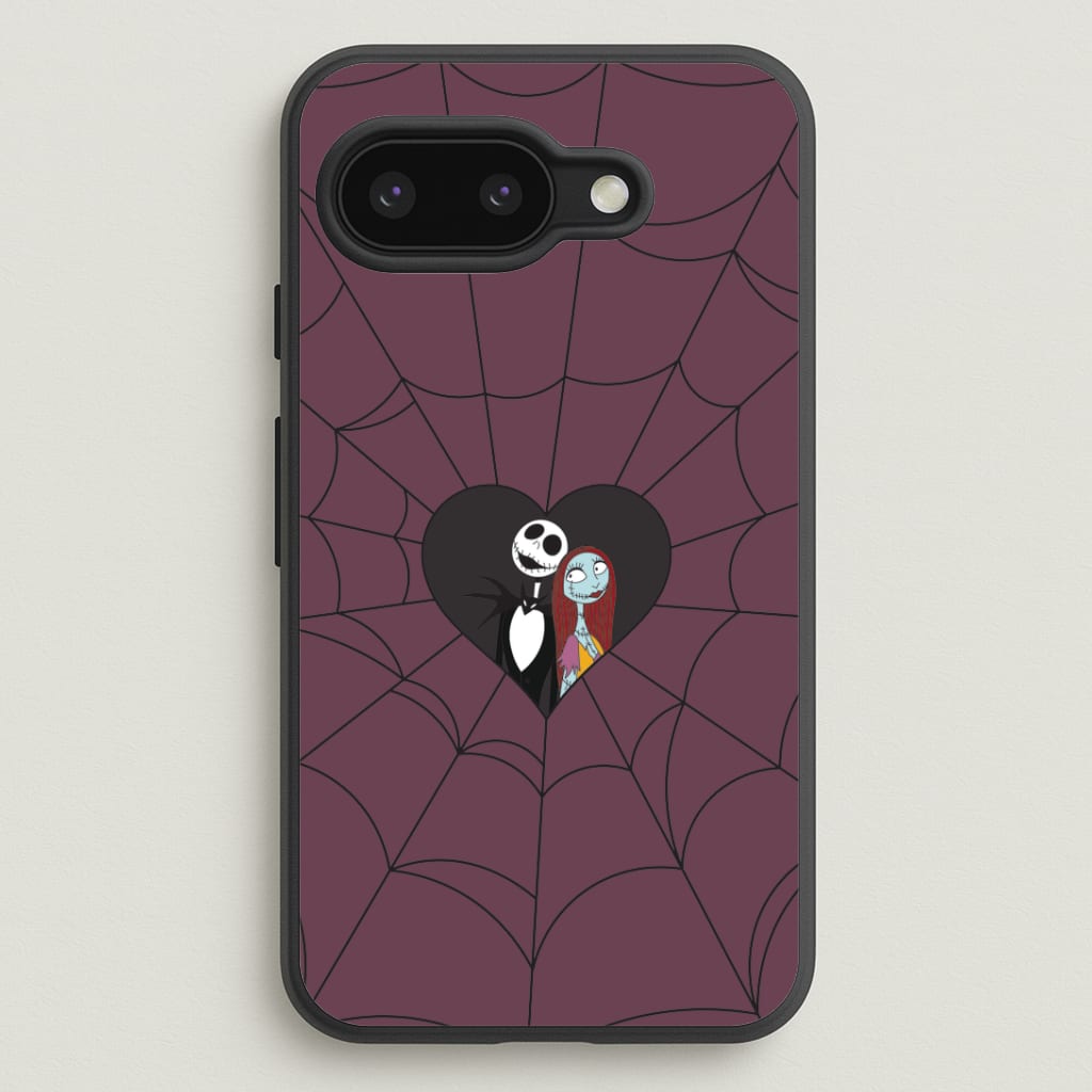 J And S Cobweb Heart Google Pixel 9a Case