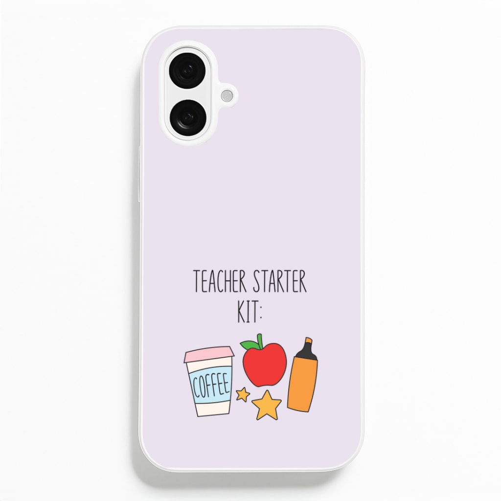Teacher Starter Kit iPhone 16 Plus Case