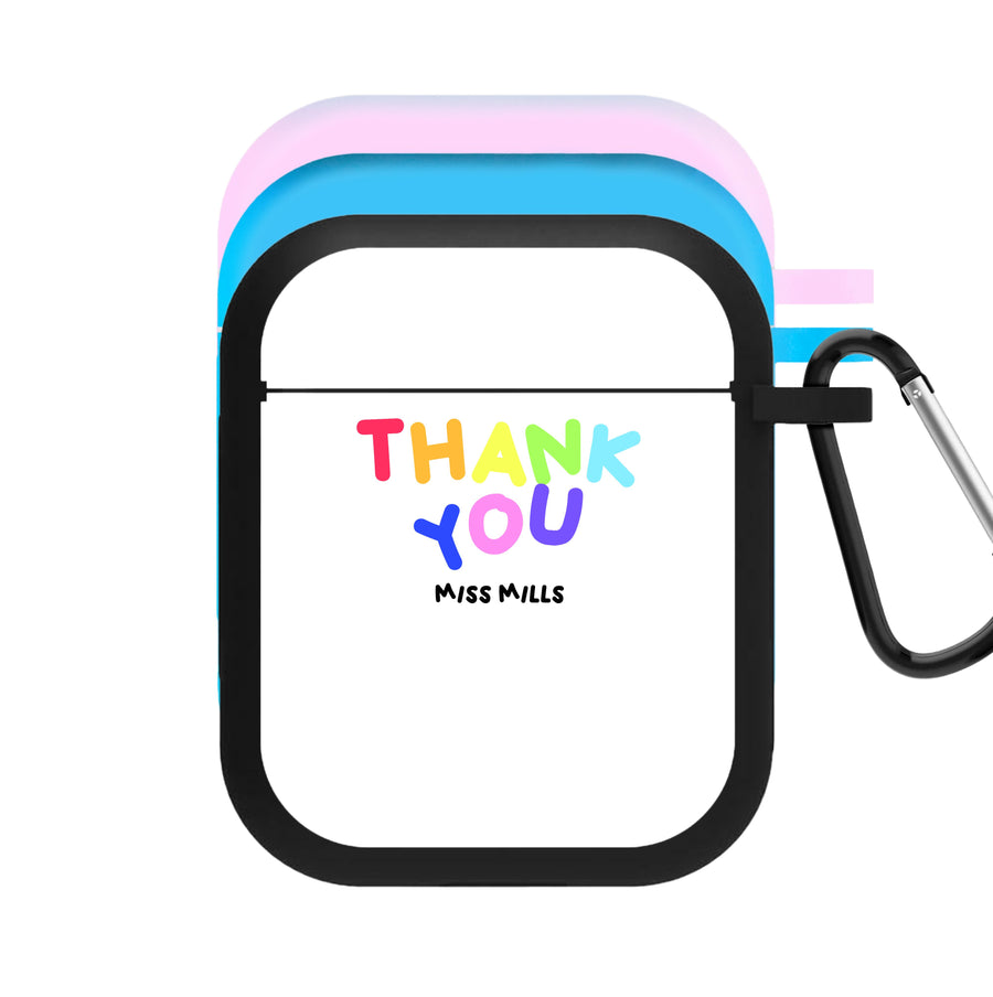Thank You - Personalised Teachers Gift AirPods Case