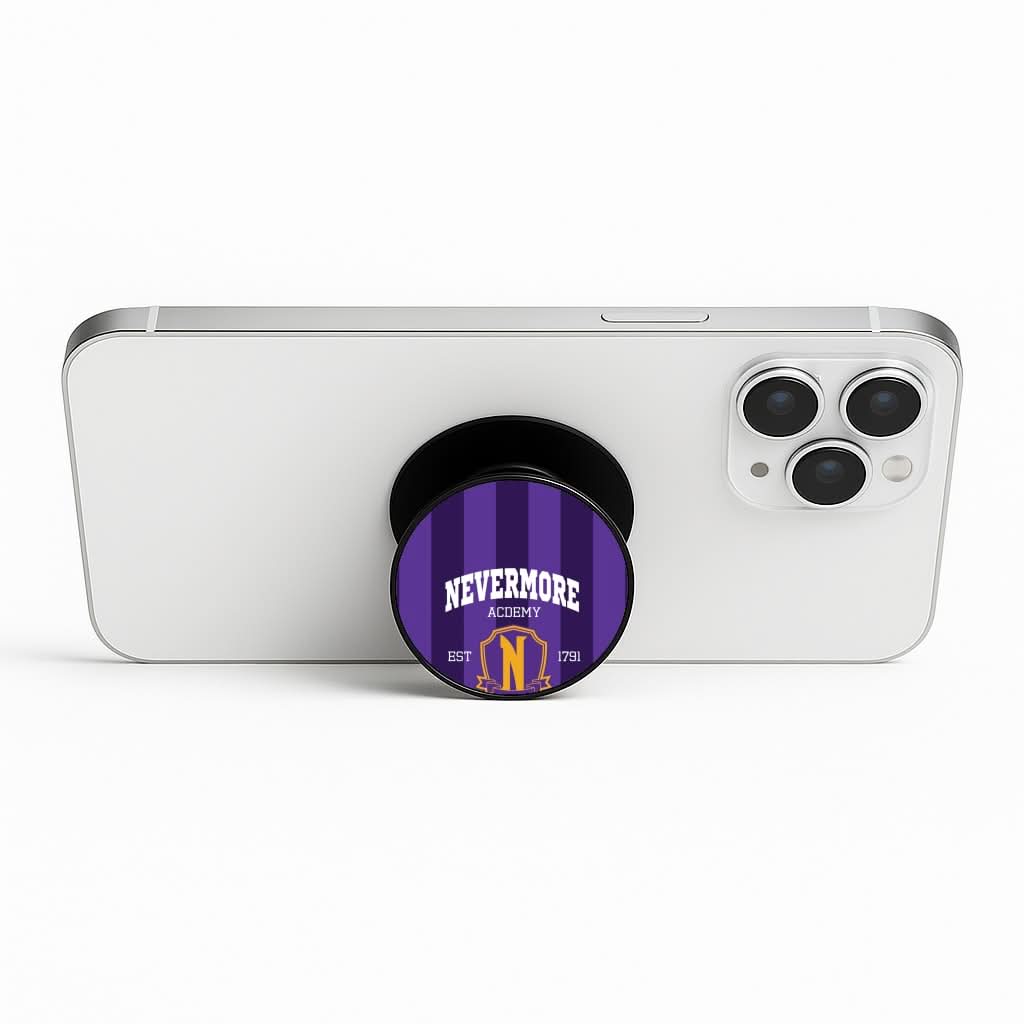 Addams Academy Purple Phone Stand