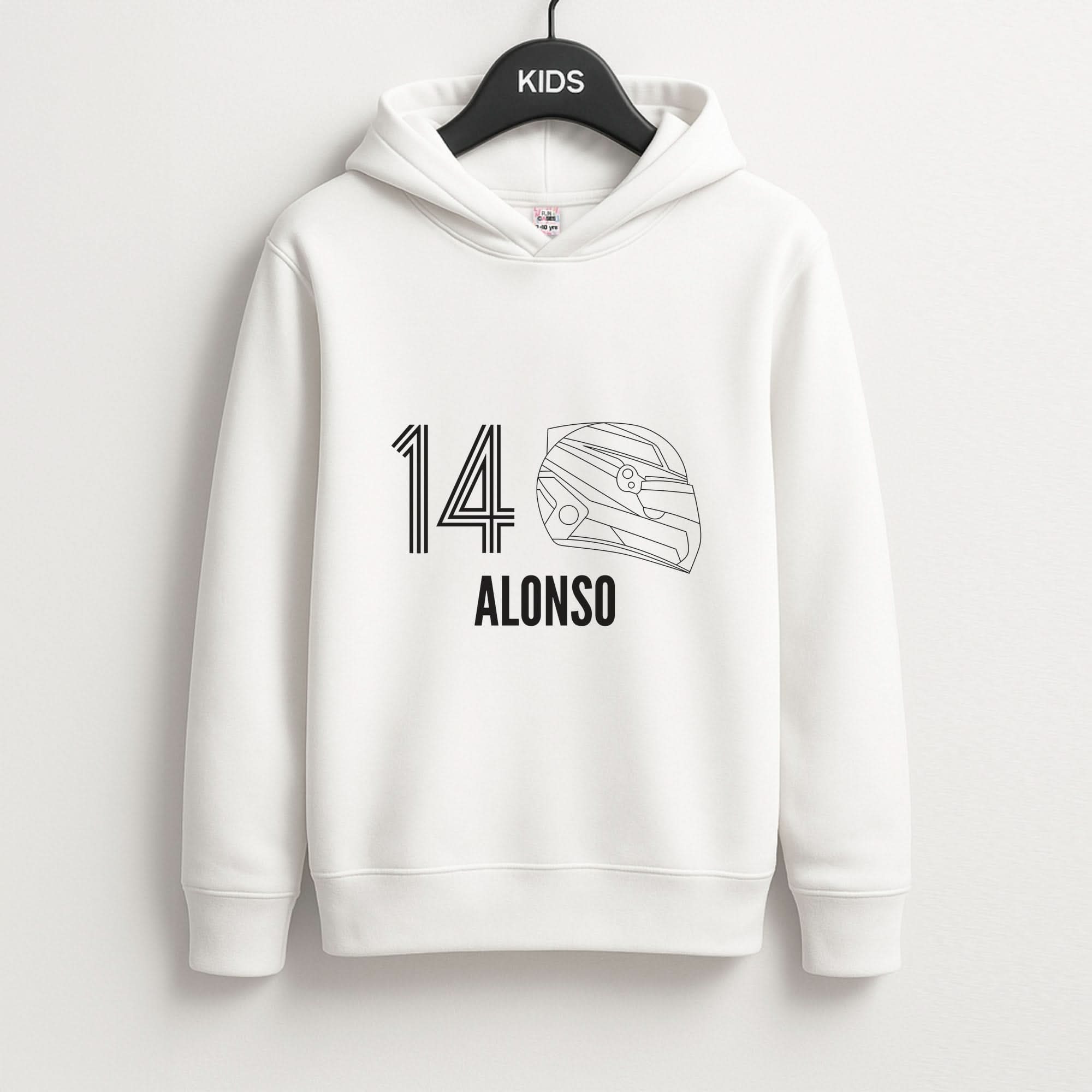Alonso Helmet 2026 Kids Hoodie