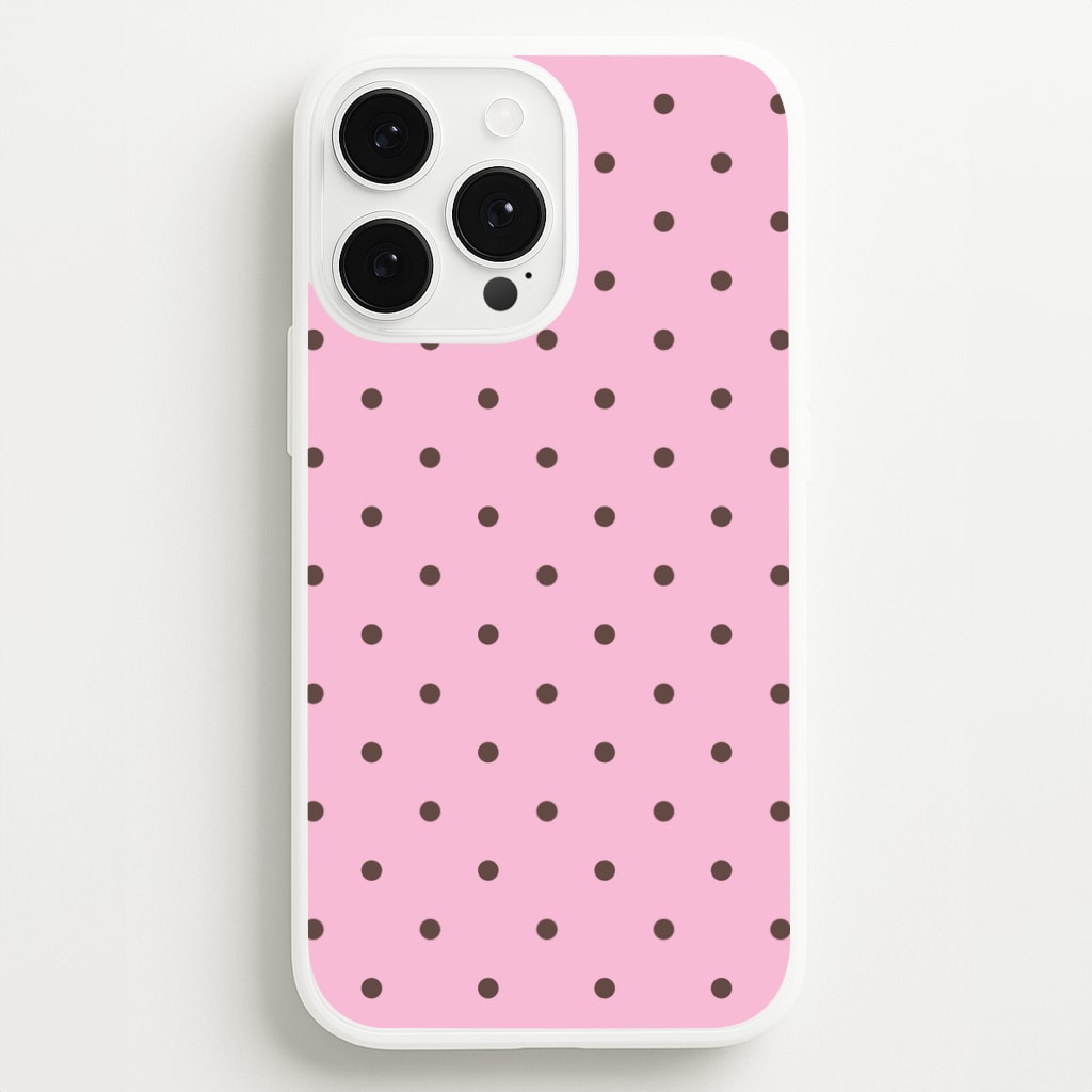 Strawberry Polka Dots iPhone 13 Pro Case