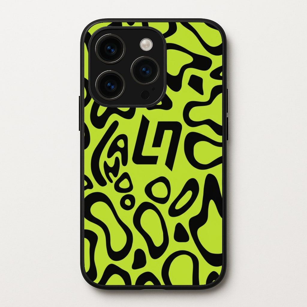 Norris Helmet Pattern iPhone 14 Pro Max Case