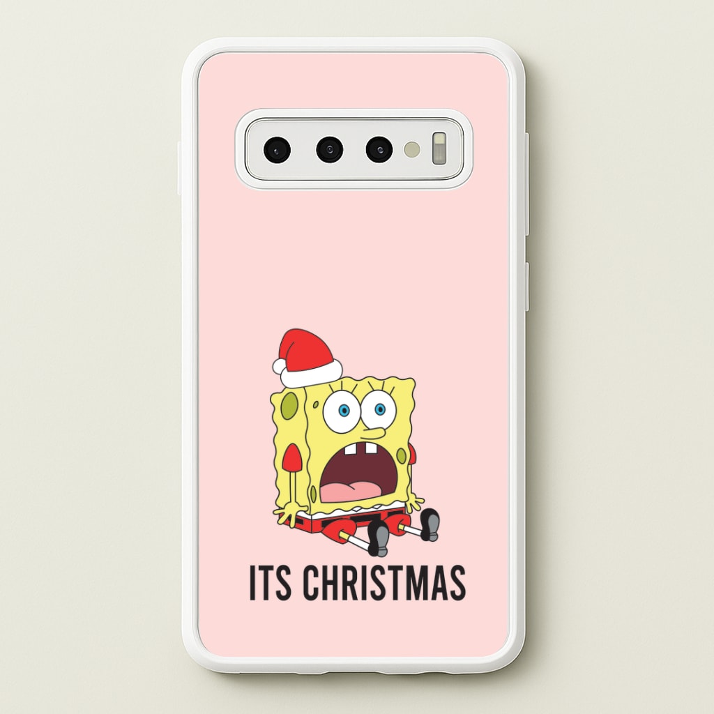 It's Christmas Cartoon Sponge Galaxy S10 Plus Case