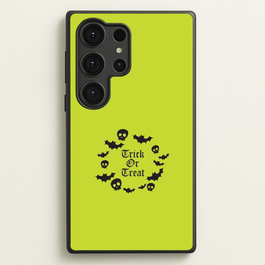 Trick Or Treat Wreath Galaxy S25 Ultra Case