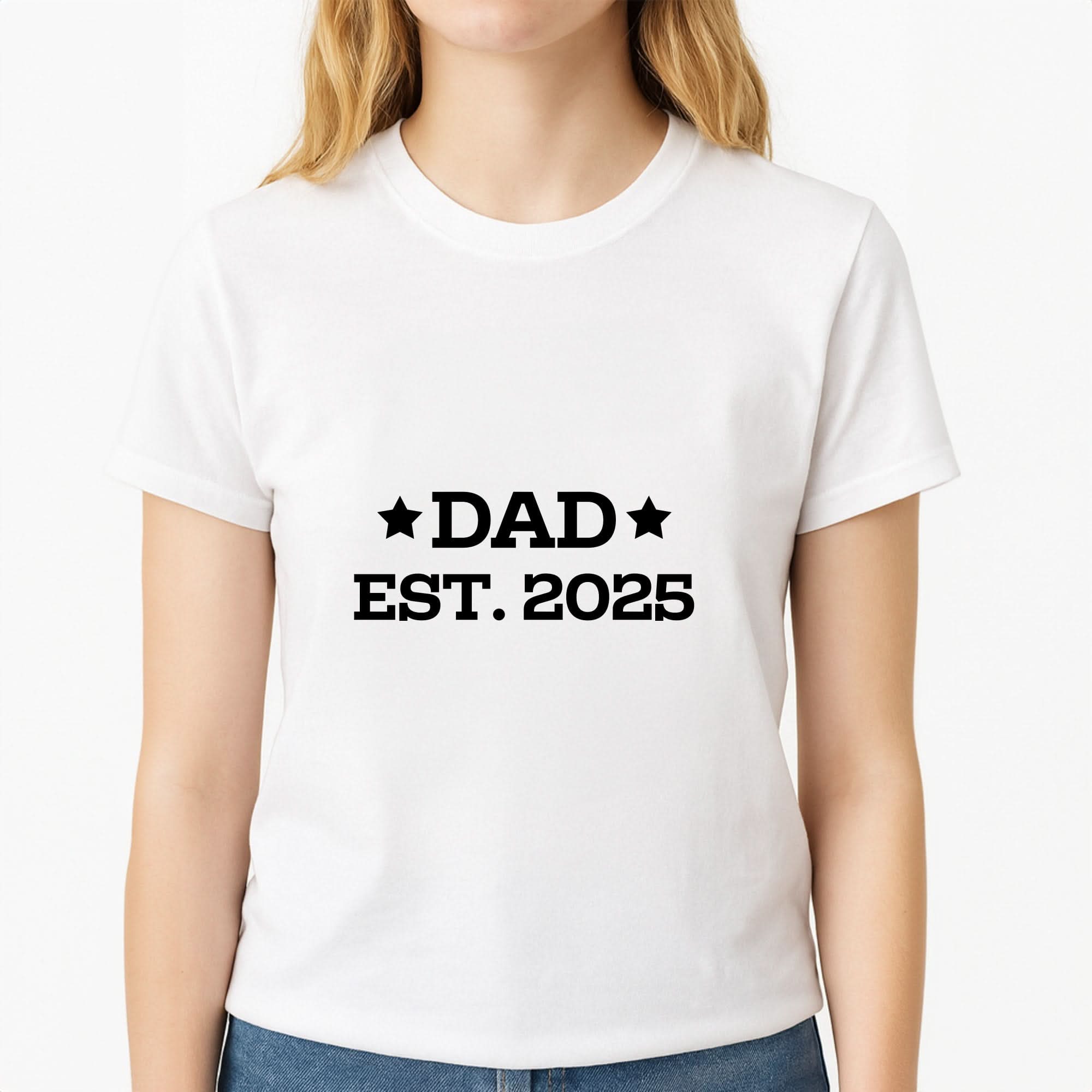Dad Est 2025 Womens T-Shirt
