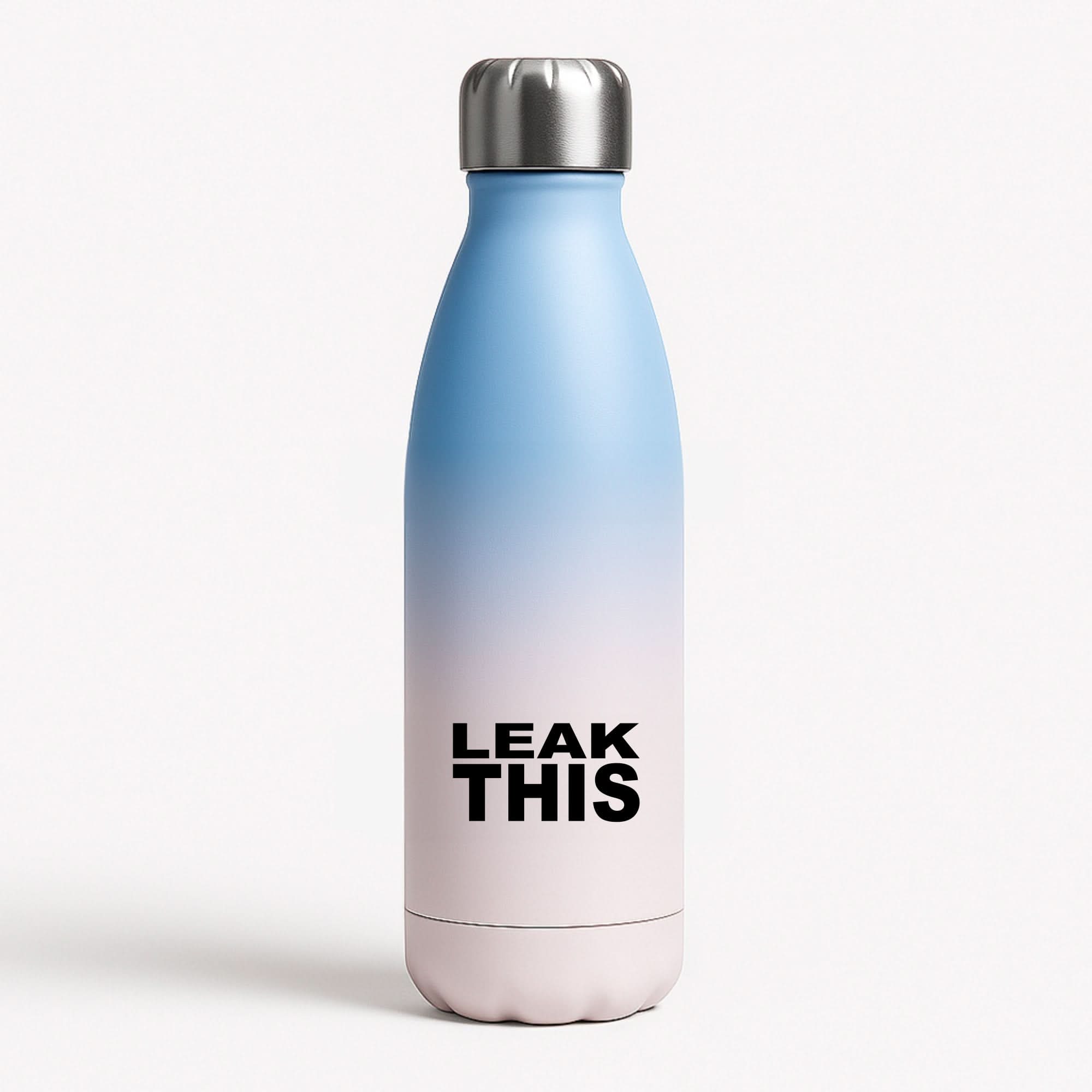 Leak This Blue Water Bottle