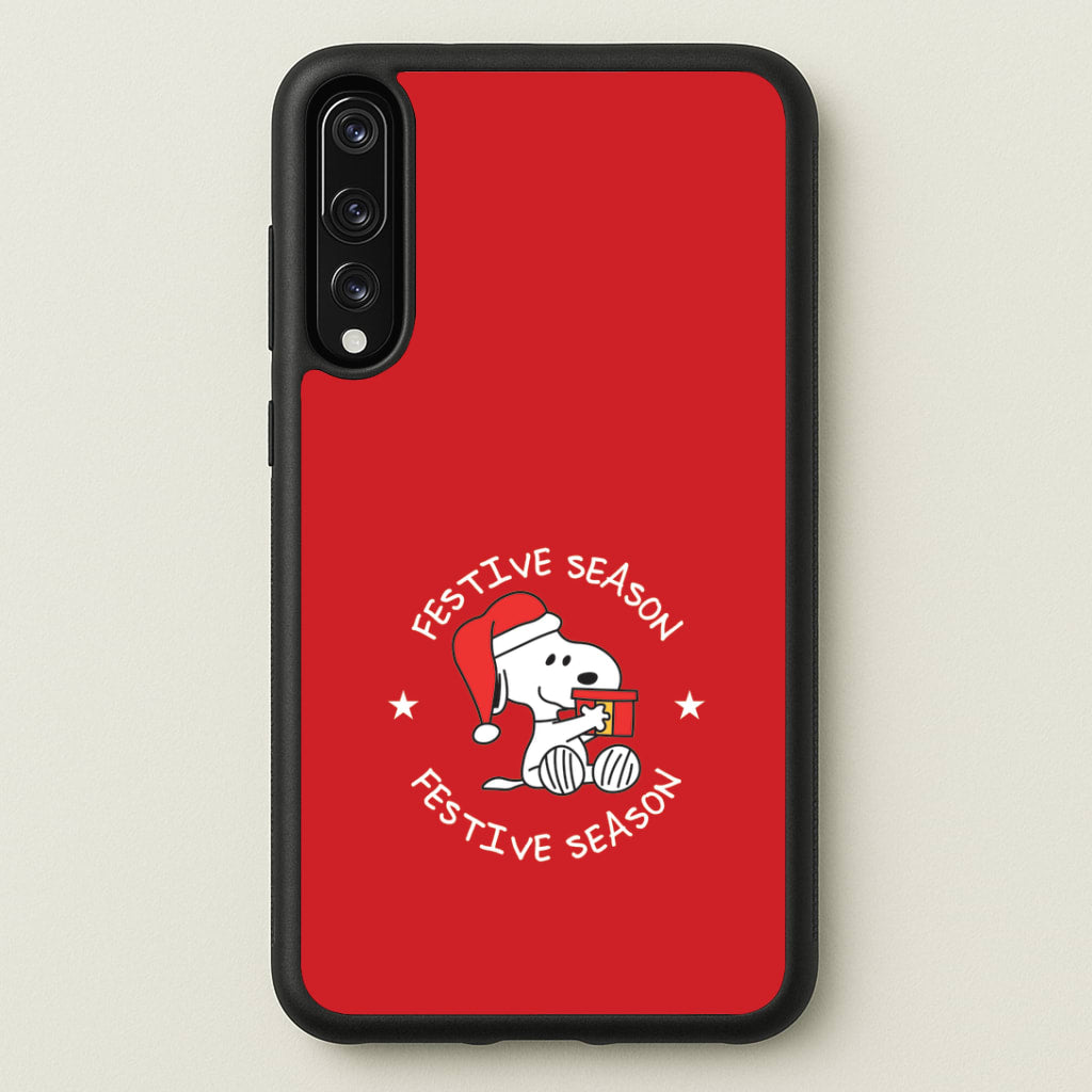 Cartoon Beagle Festive Season Huawei P20 Pro Case