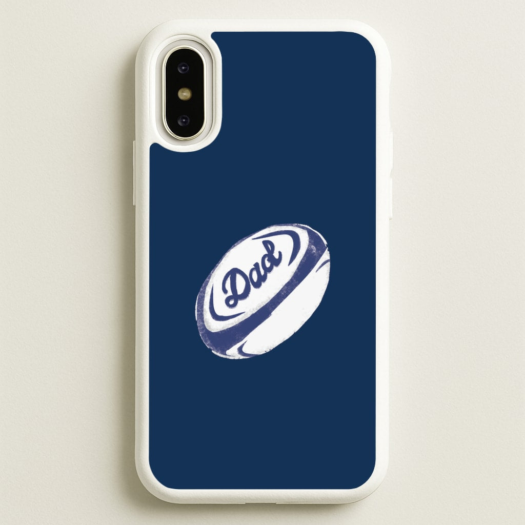 Dad Rugby Ball iPhone X / XS Case