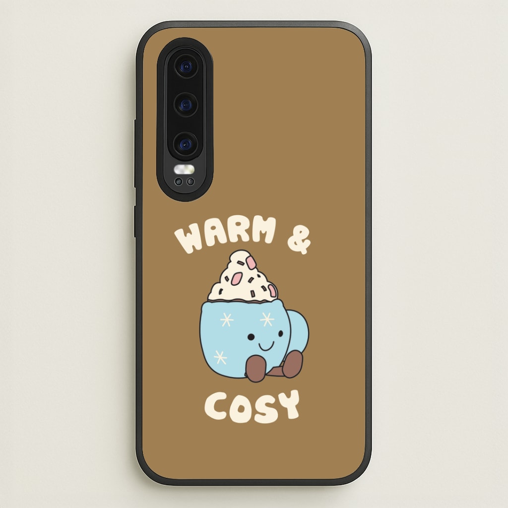 Hot Cocoa Plush Quote Huawei P30 Case