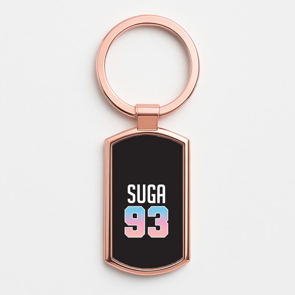 Suga 93 Rose Gold Keyring