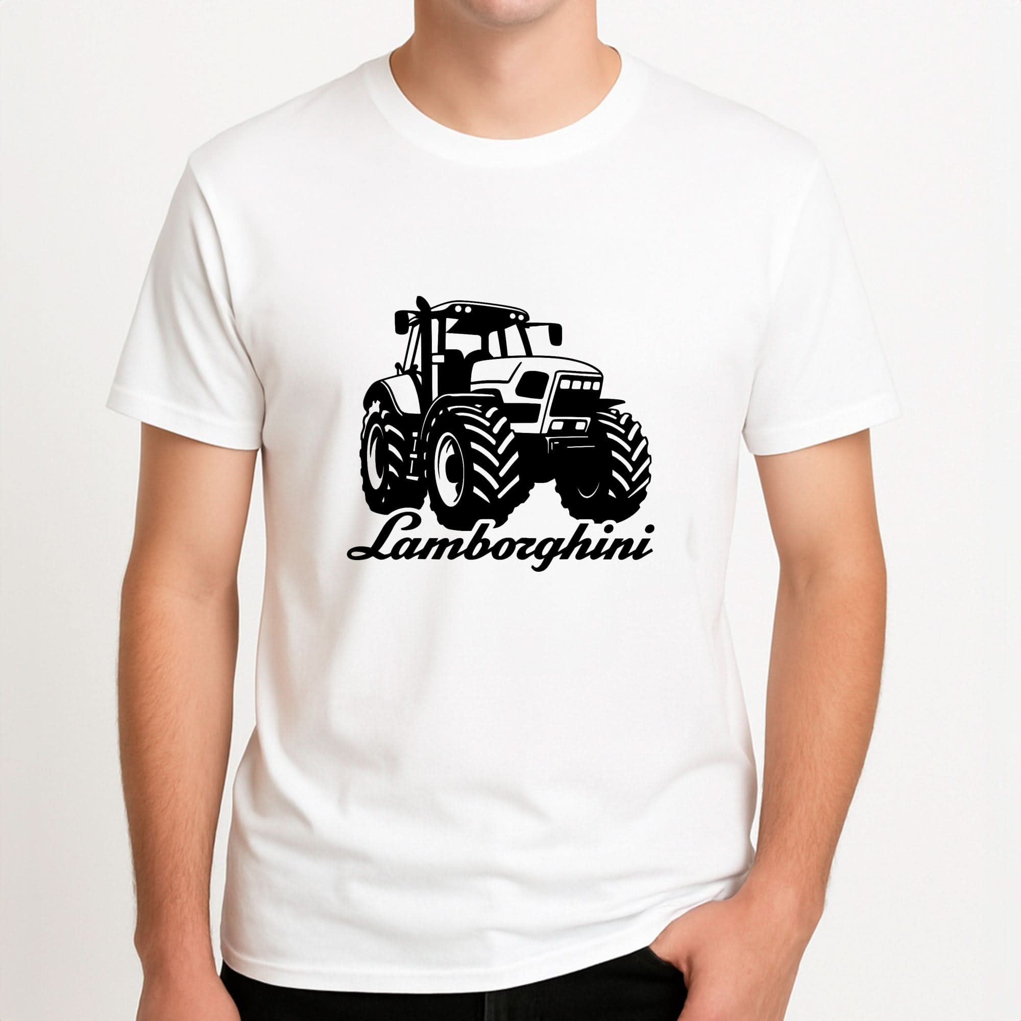 Lambo Tractor Mens T-Shirt