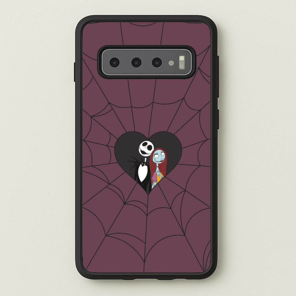J And S Cobweb Heart Galaxy S10 Plus Case