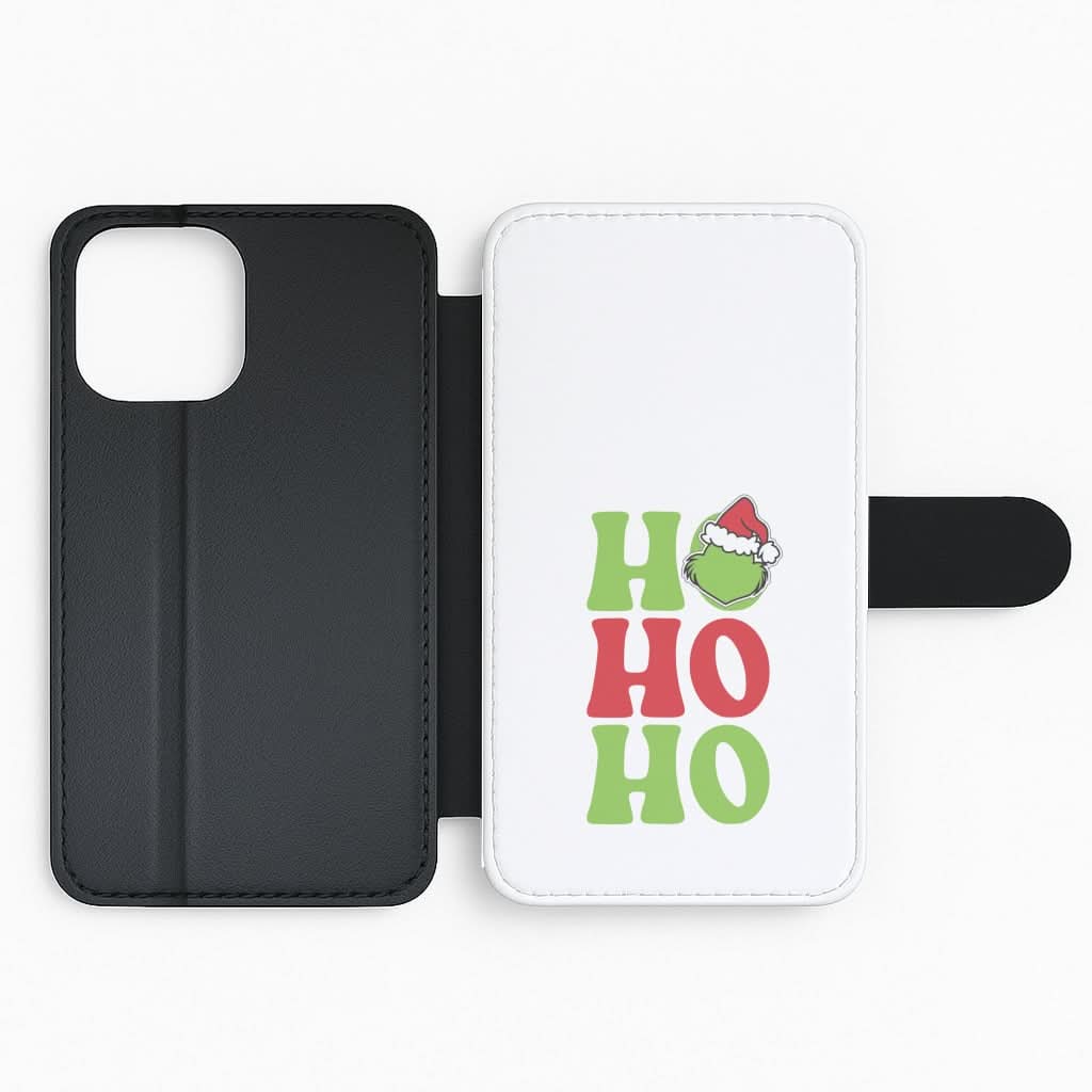 Green Ho Ho Ho Flip Phone Case