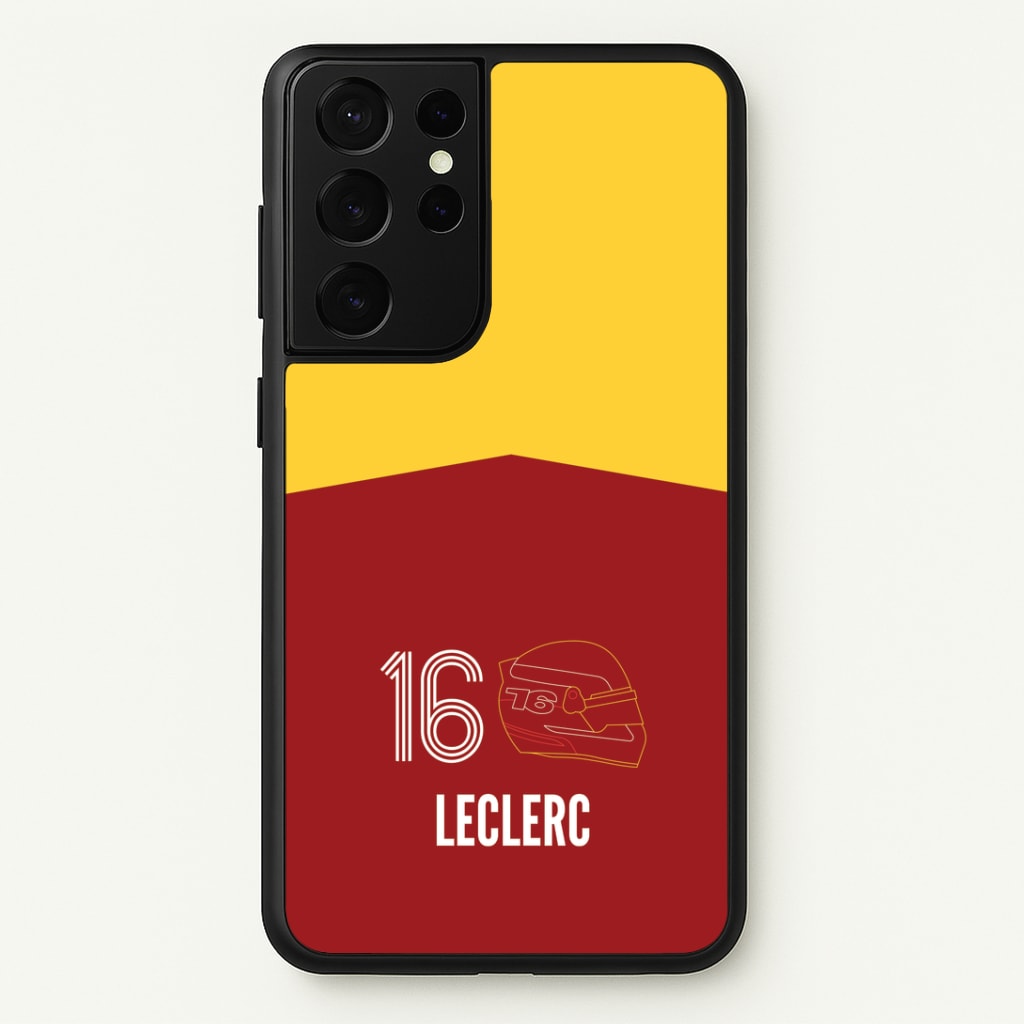 Leclerc Helmet 2026 Galaxy S21 Ultra Case