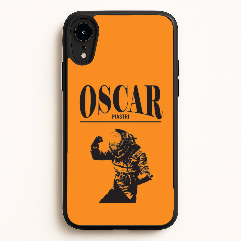 Oscar Orange And Black iPhone XR Case