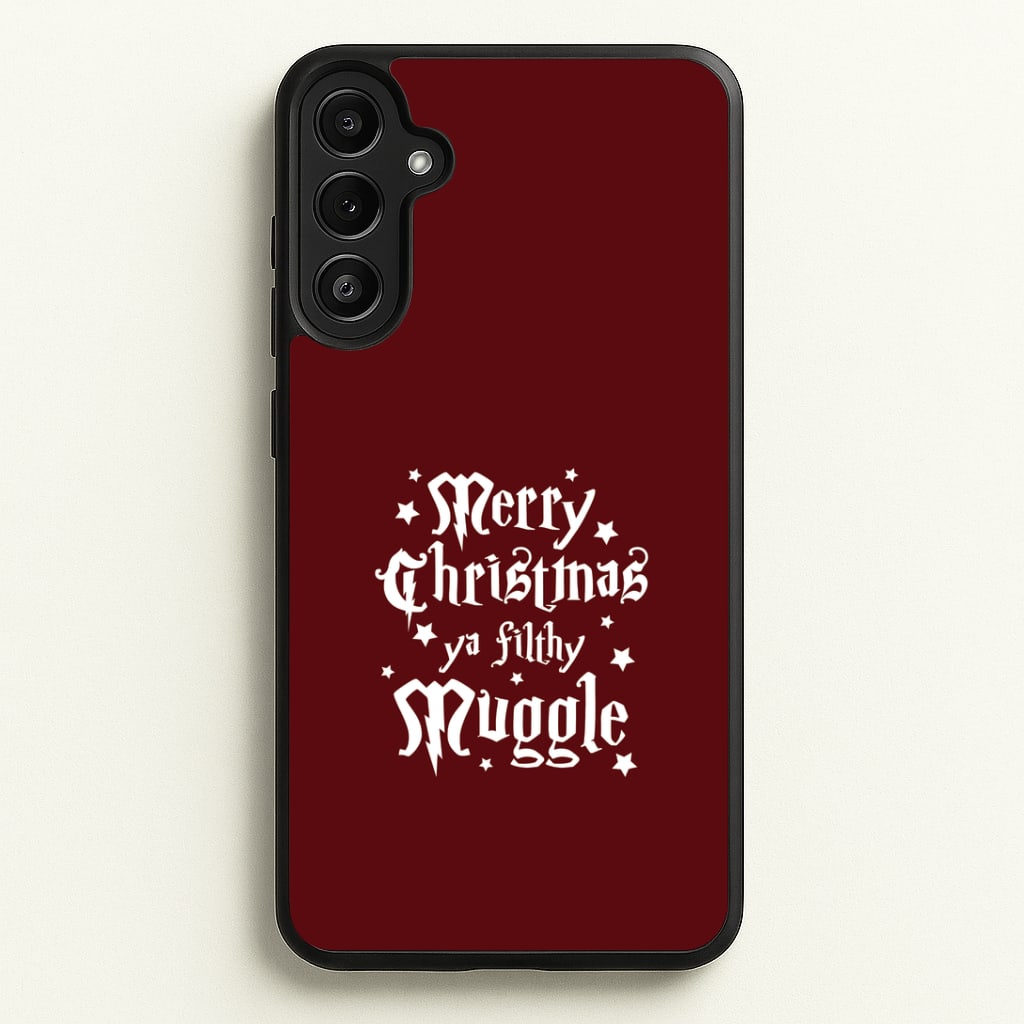 Merry Christmas You Filthy Muggle Galaxy A36 Case