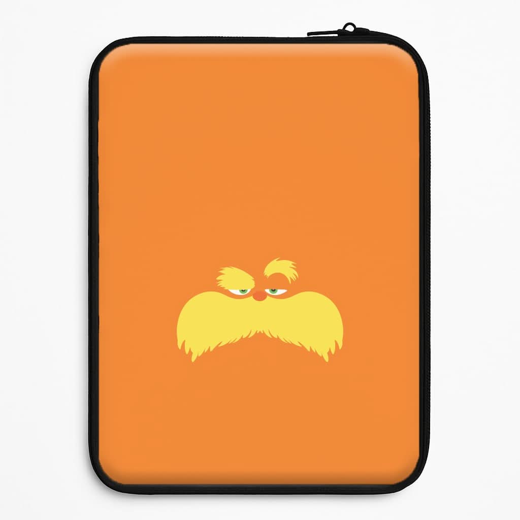 Orange Tree Creature Face Laptop Sleeve