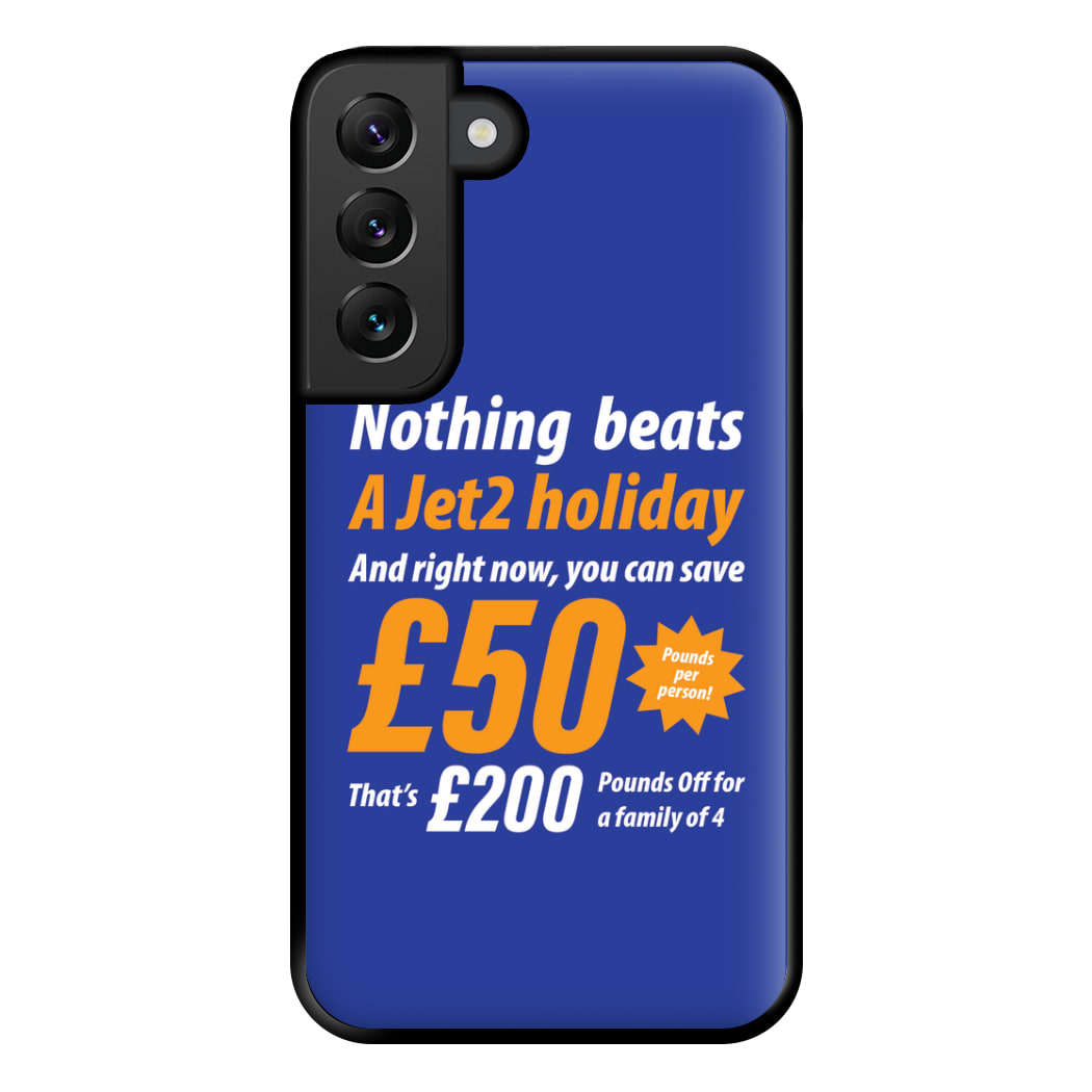 Nothing Beats A Jet Holiday Galaxy S22 Plus Case