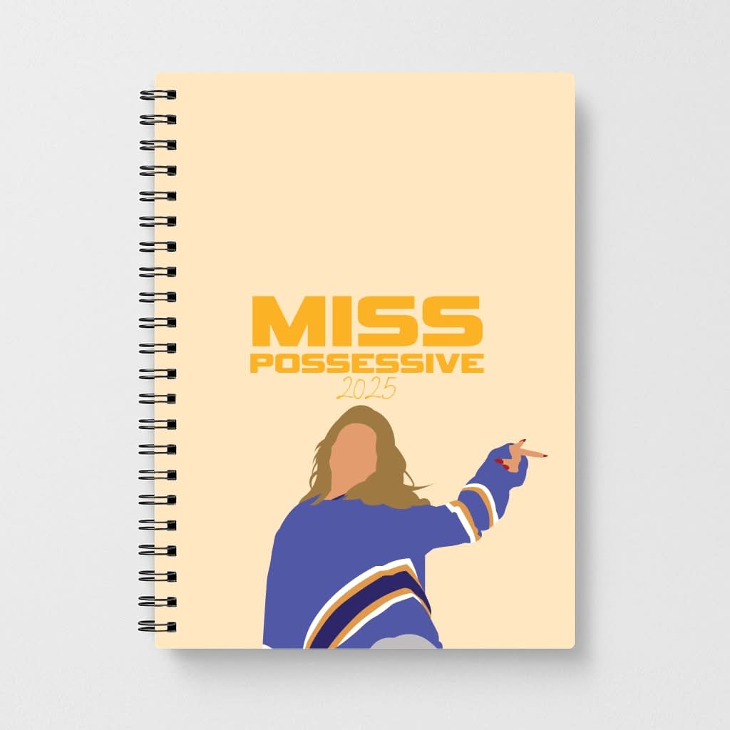 Miss Possessive 25 Notebook